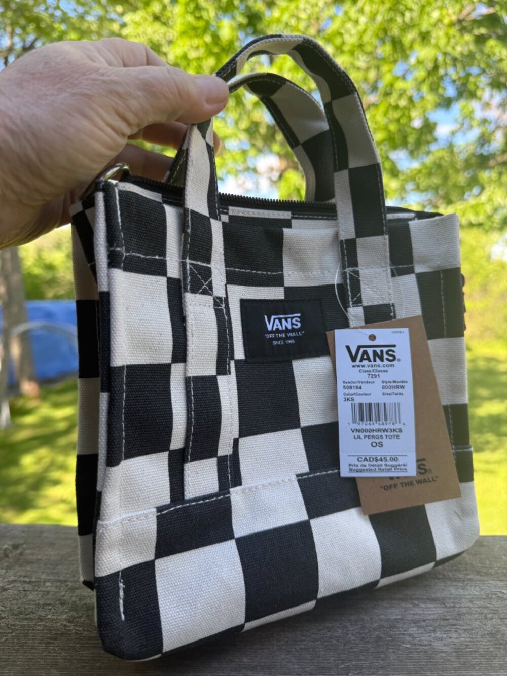 VANS Lil Pergs Checkerboard Tote/Crossbag/Bag